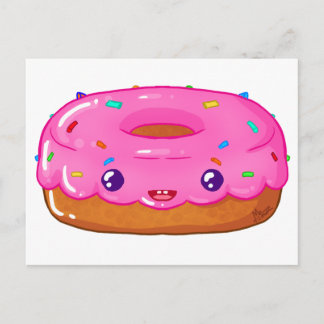 Sötdonut kawaii vykort