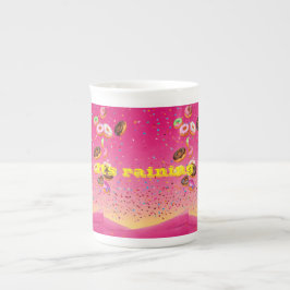 "Sötdusch: Rosa Donut Downpour Specialty Mugg" Benporslin Mugg