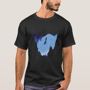 Sötdykning under vatten i havets apné och frigång t shirt