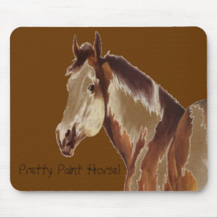 Söten målar häst~ Mousepad Musmatta