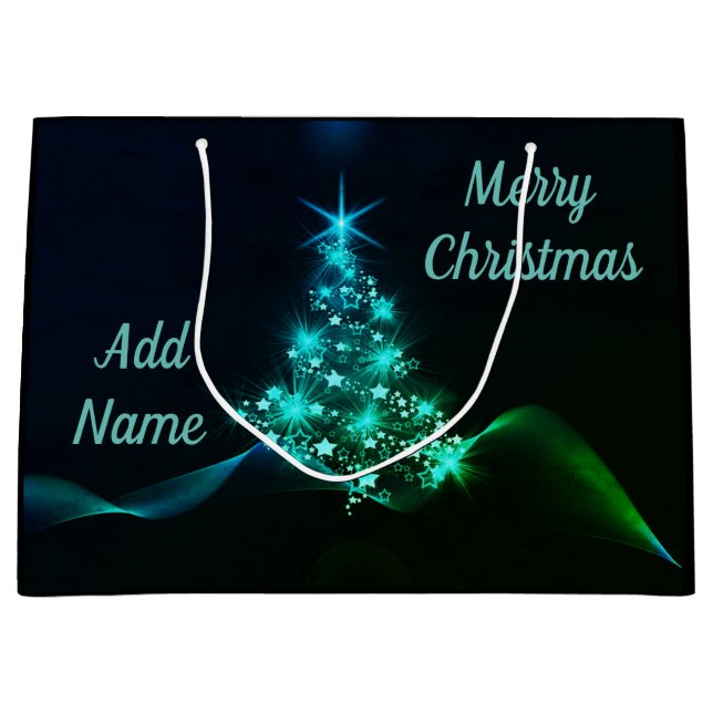 Söten personifierade julgåvan hänger lös (Framsidan)