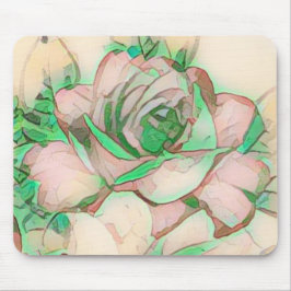 Söten rodnar ljust och luftigt modernt musmatta