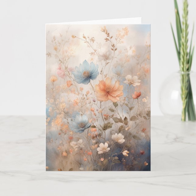 Sötens blommigt kort (Framsida)