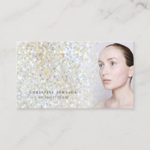 sötetiker faux glitter struktur ・ visitkort