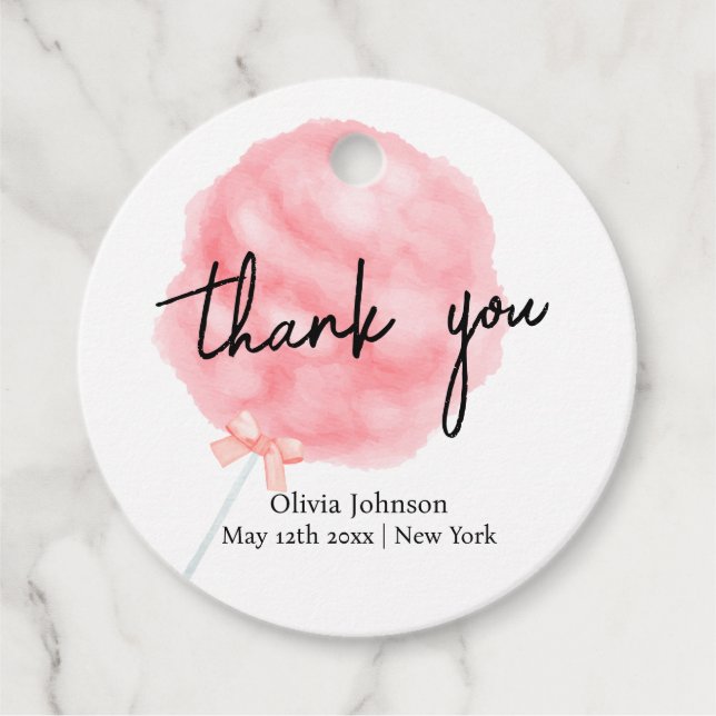 Sötfärgad babykläder av bomull Kandy Babykläder Gåvor Etiketter (Framsida)