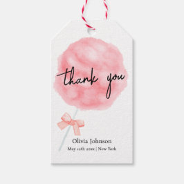 Sötfärgad babykläder av bomull Kandy Babykläder Presentetikett