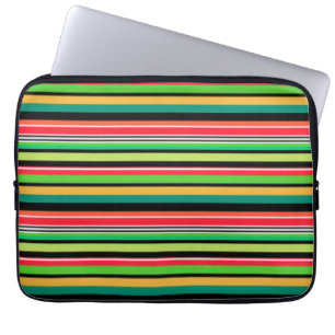 Sötfärgad rand laptop fodral