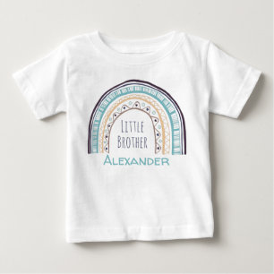 Sötfärgad regnbågslillebror t shirt