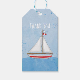 Sötfärgning Nautical Tack Cute för babyskor Presentetikett