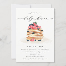 Sötfärgsbabyskor för färgen Cute Fruit Pancake Wat Tack Kort