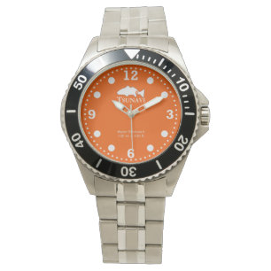 Sötfisk, orange armbandsur