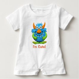 Sötfläckad monster Cute Baby Halloween Tee