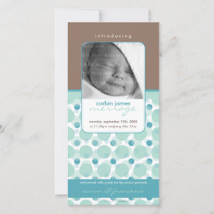SÖTFOTO TILLKÄNNAGIVANDE FÖR FÖDELSE: hej baby 1 Meddelande