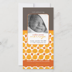 SÖTFOTO TILLKÄNNAGIVANDE FÖR FÖDELSE: hej baby 5 Meddelande