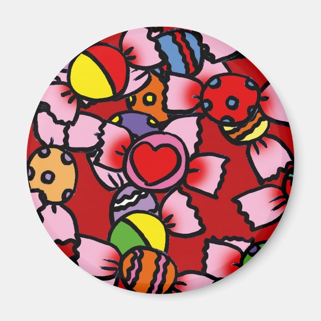 Sötgodis magnet (Framsidan)