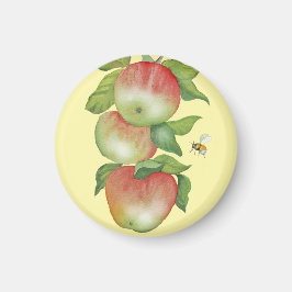 Sötharmoni: Vattenfärgäpplen och bin Magnet