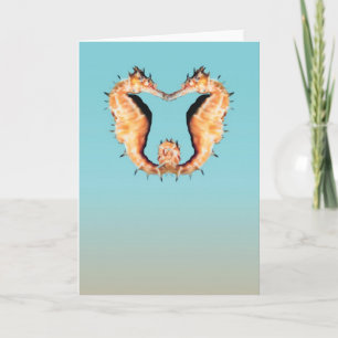 Söthästar Courting Greeting Card Helgkort