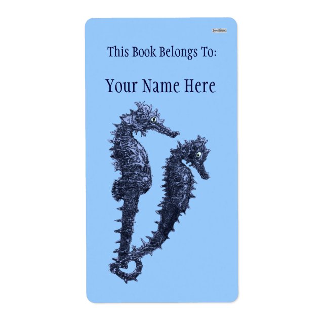 Söthästarnas (blå) lukt (bokplatta) fraktsedel (Framsidan)