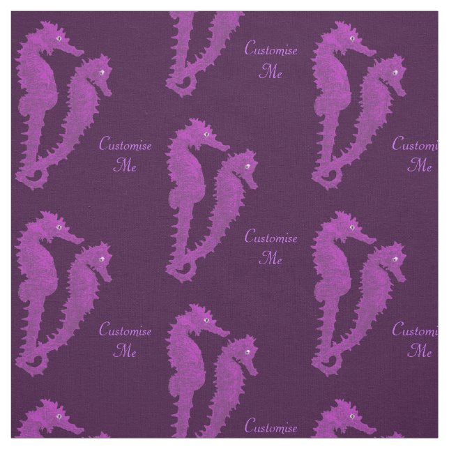 Söthästarnas död (Lila) Tyg (Provkarta)