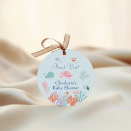 Söthavsvännskur för havets blåhavsvänner gåvor etiketter