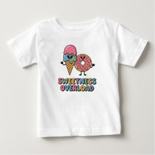 Söthet Överbelastning Donut & Ice Cream T Shirt