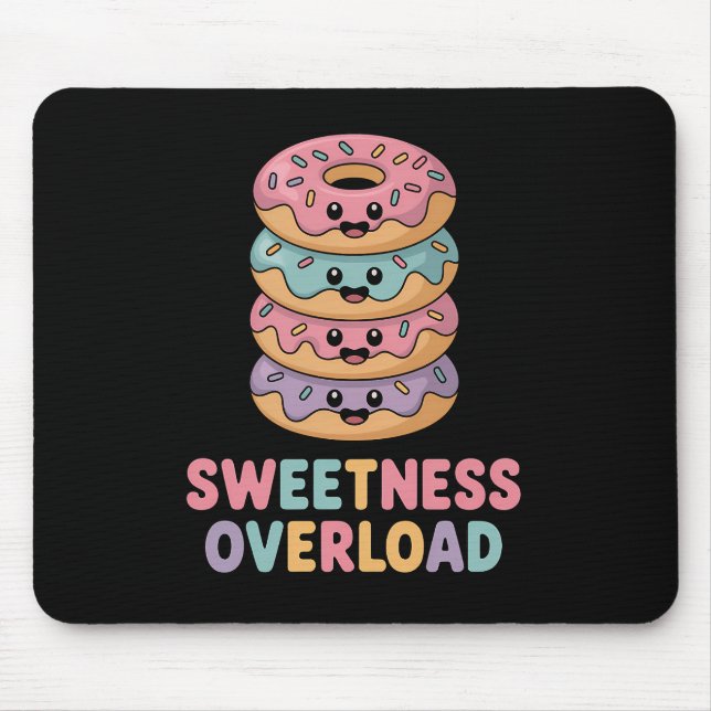 Söthet Överbelastning | Donut Kids Musmatta (Framsidan)