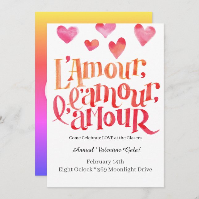 Söthjärtans babyinbjudan till babyskor inbjudningar (Fram/baksida)