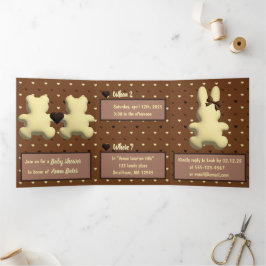 "Söthjärtlandning" - inbjudan till babydusch