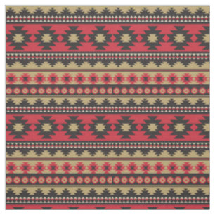 Söthwest aztec mönster färglös tyg