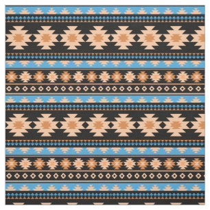 Söthwest aztec mönster färglös tyg