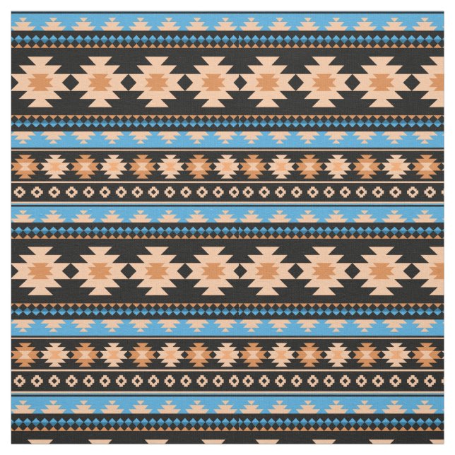 Söthwest aztec mönster färglös tyg (Provkarta)