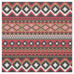 Söthwest aztec mönster färglös tyg