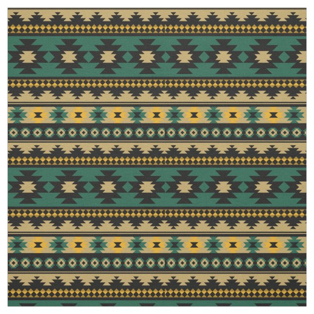 Söthwest aztec mönster färglös tyg (Provkarta)