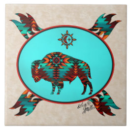 Söthwest Buffalo Ceramic Tile Kakelplatta