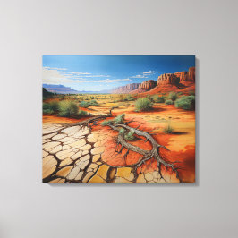 Söthwest Desert Stretched Kanvastryck