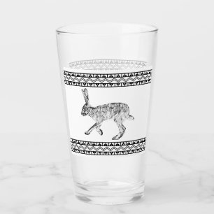 Söthwest Jackkanit Black and White Geometric Glaskopp
