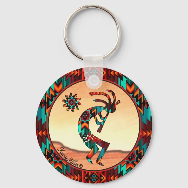 Söthwest Kokopelli Keychain Nyckelring (Framsida)