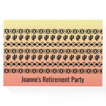 Söthwest Ombre Design Guest Bok