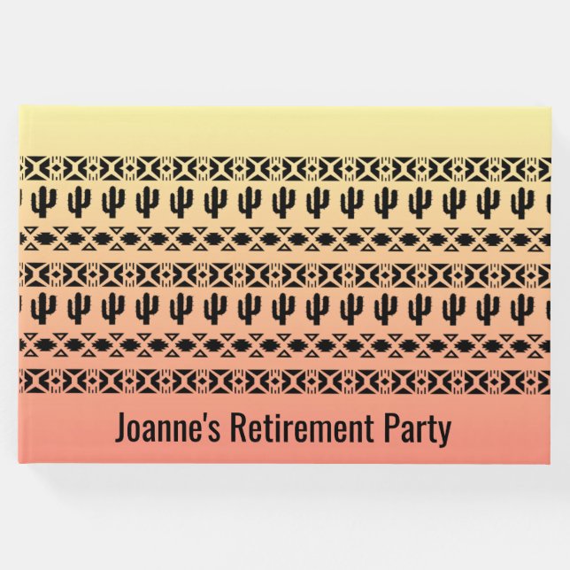 Söthwest Ombre Design Guest Bok (Framsida)