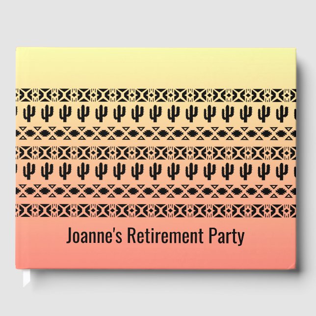 Söthwest Ombre Design Guest Bok (Framsida)