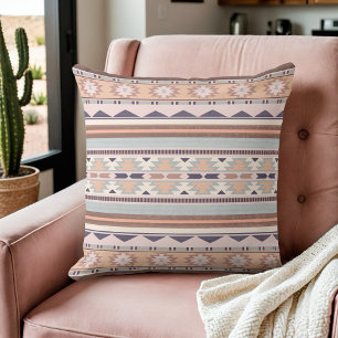 Söthwest Peach Tribal Mönster Kudde