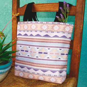 Söthwest Peach Tribal Mönster Tygkasse