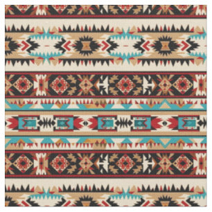 Söthwest Rand Mönster-Bold Tribal Tyg
