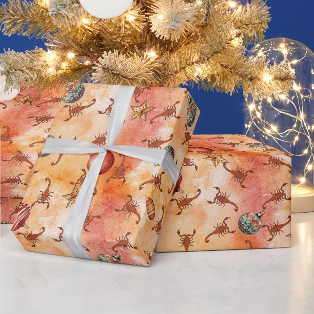 Söthwest Scorpions Desert jul Ornaments Presentpapper (Helgdagar)