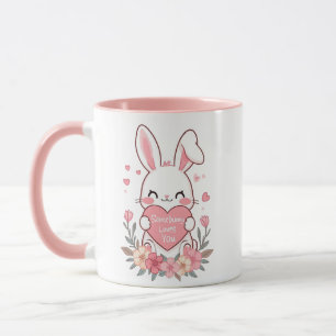 Sötkanin och blommor mugg