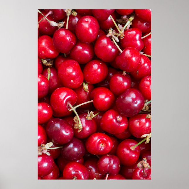 Sötkörsbär mönster poster (Framsidan)