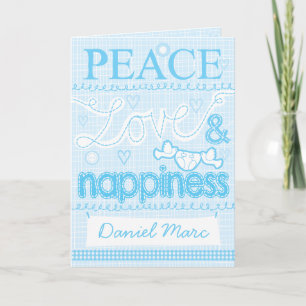 Sötkort för nyfödd bebis kort