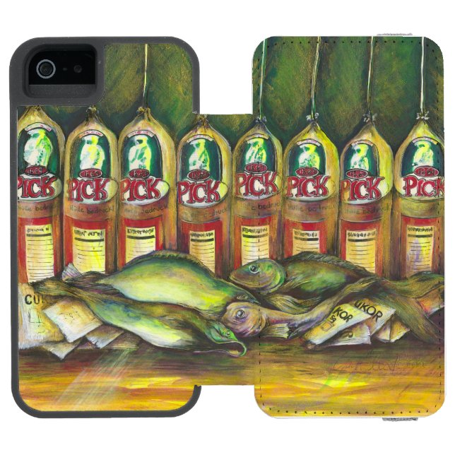 Sötkött Incipio iPhone Wallet Skal (Folio Öppen)