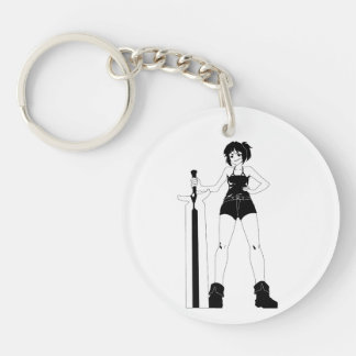 Sötkvinna Anime Girl Keychain
