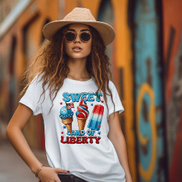 Sötland Liberty 4 juli T Shirt